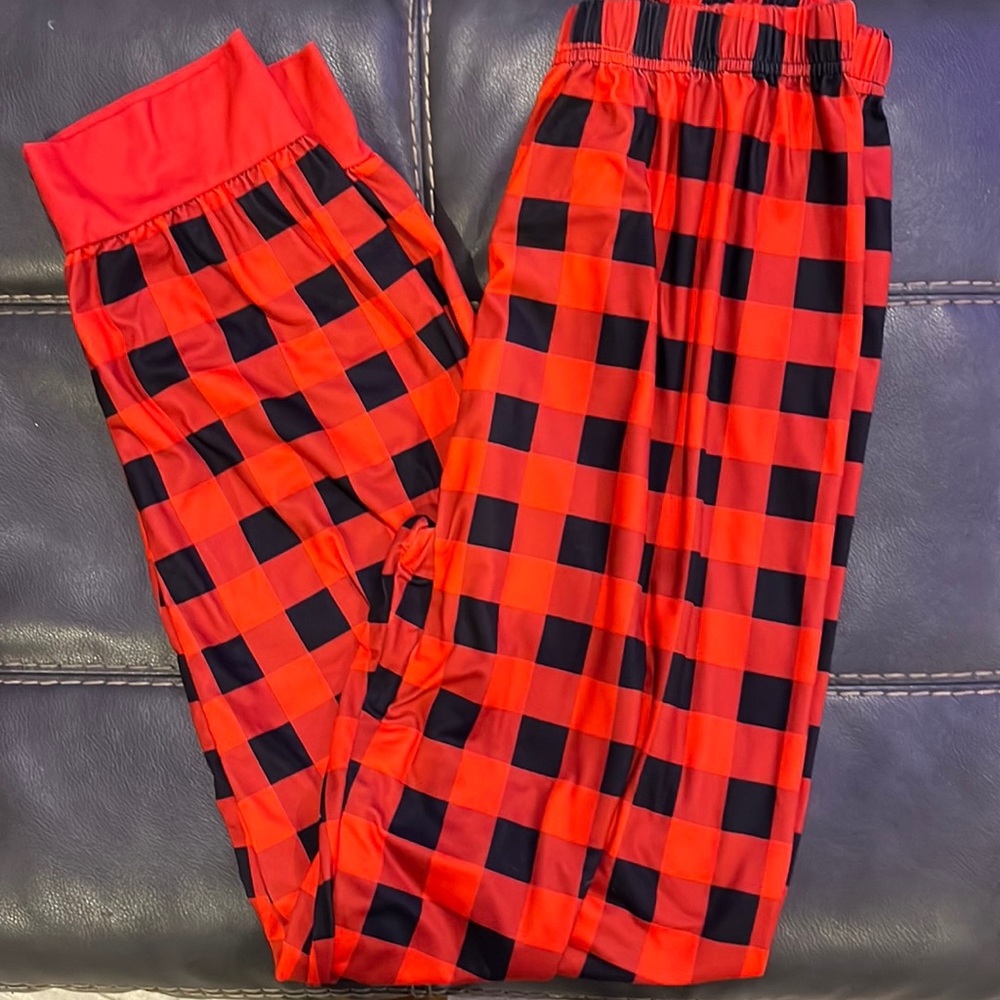 Buffalo plaid pajama pants XL